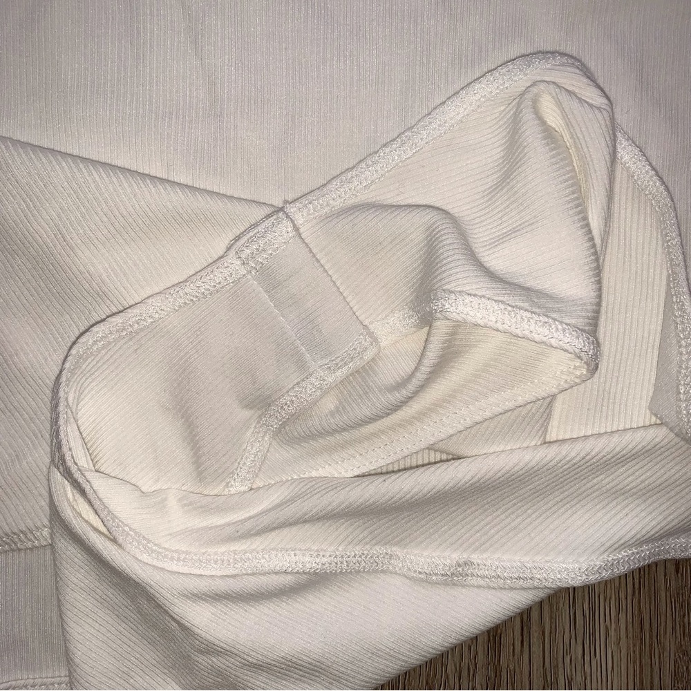 Mangopop Ribbed Racerback Bodysuit Tank Top - Picture 12 of 13